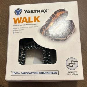 Yaktrax Walk for ice traction size small fits 6.5 to 10 shoe sizes
